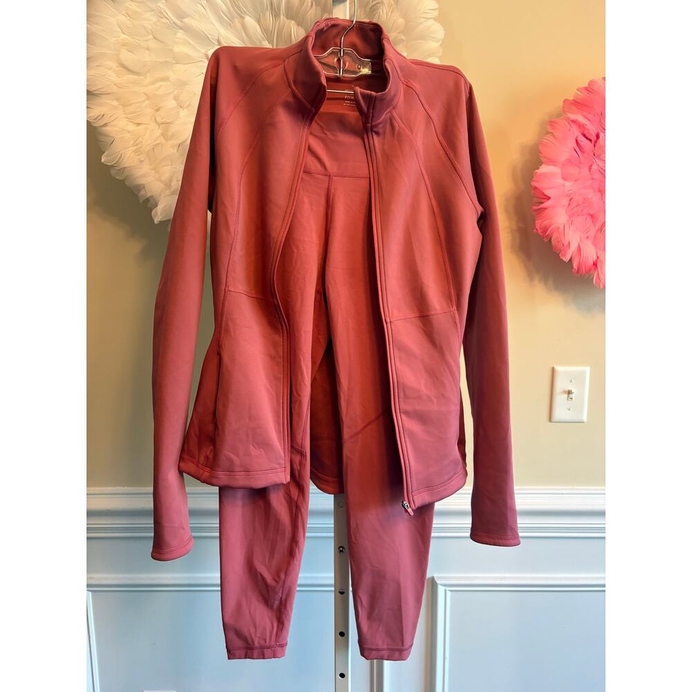 SWEAT BETTY THE POWER 7/8 LEGGINGS SIZE 6 AND JACKET SIZE XS SET - Picture 2 of 9